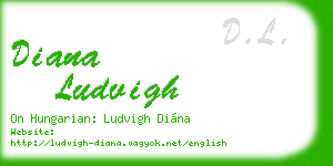diana ludvigh business card